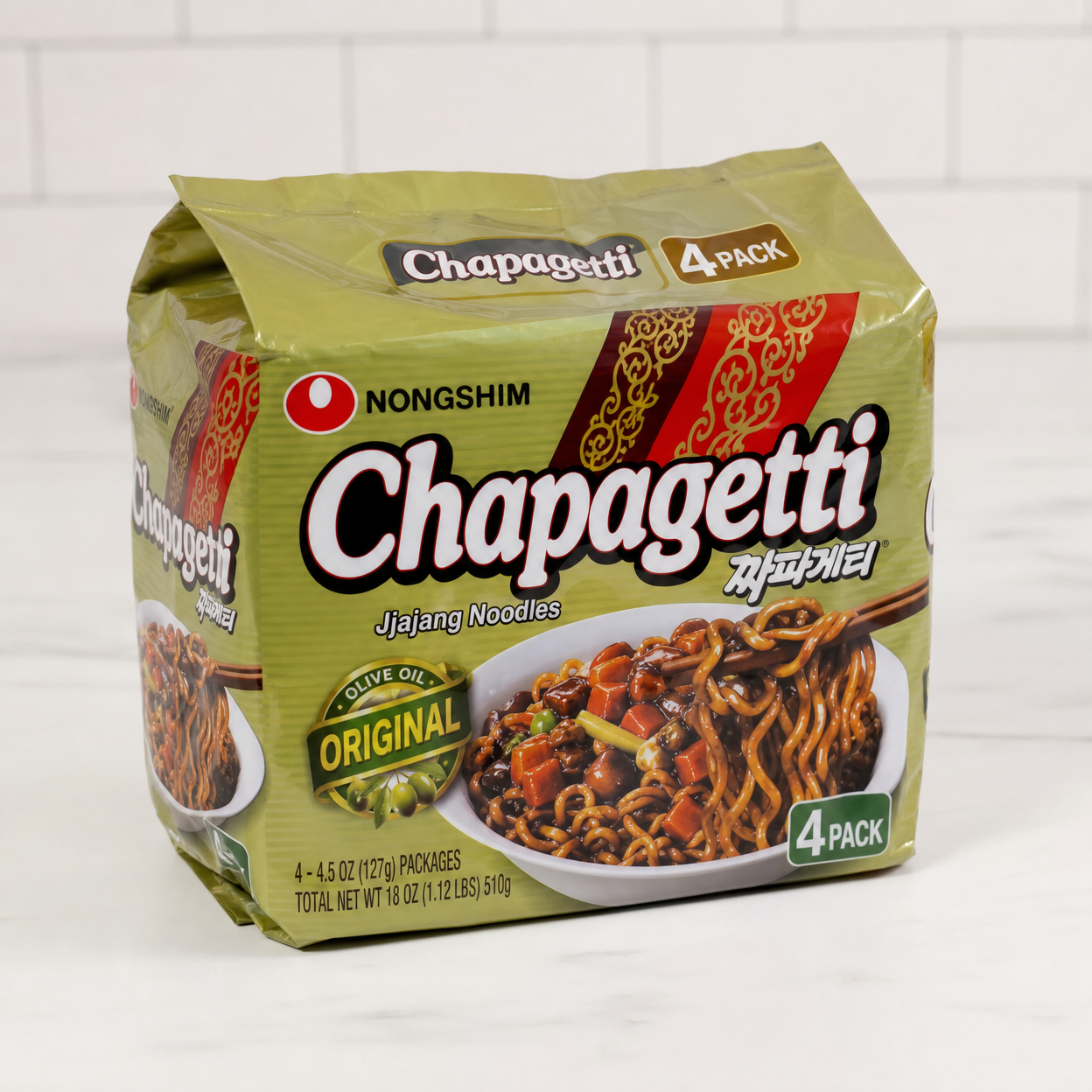 nongshim chapagetti black bean noodles