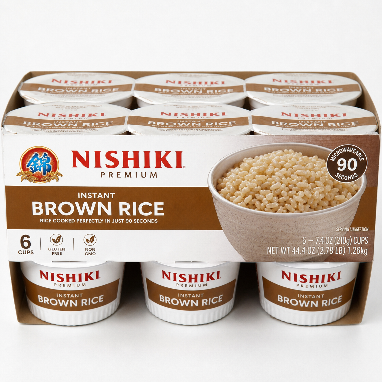 nishiki instant brown rice cups