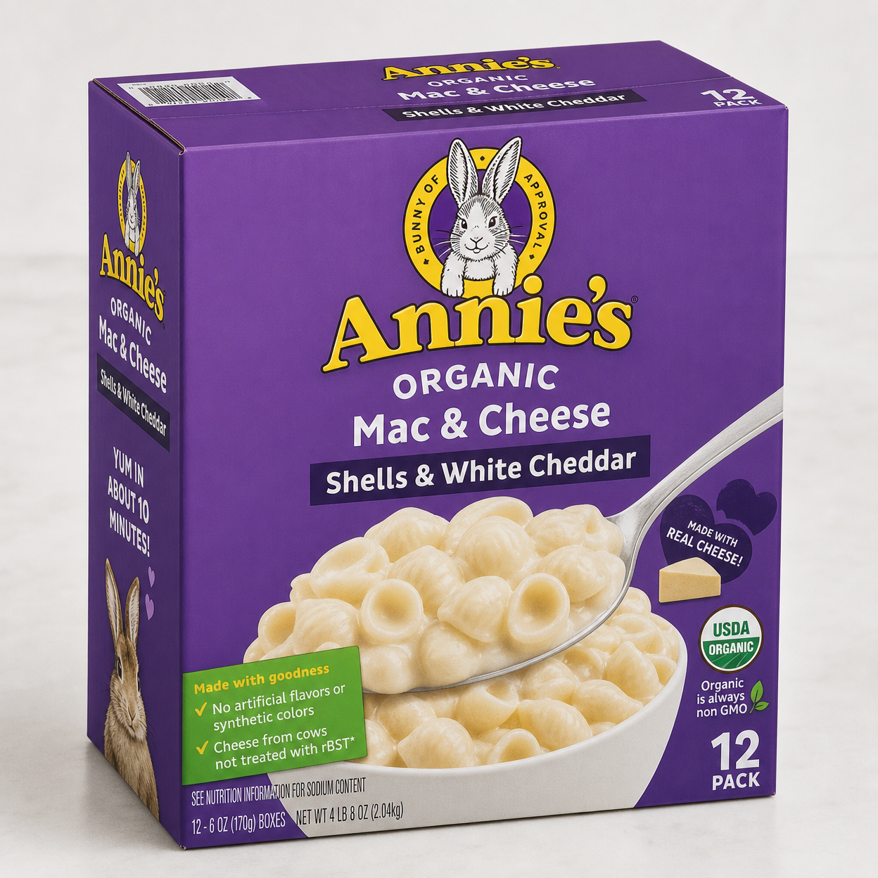 annies organic mac and cheese white cheddar