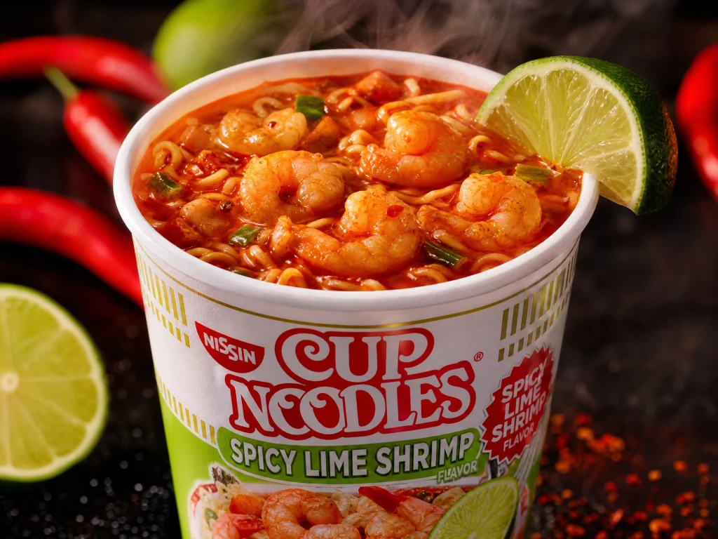 Cup Noodles Nissin Spicy Lime Shrimp